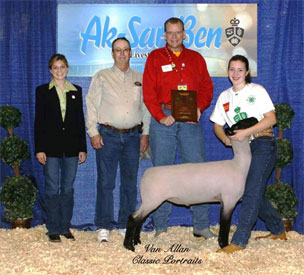 overall grand champion lamb